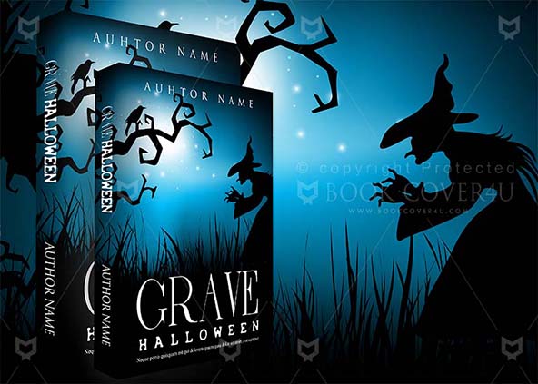 Horror-book-cover-design-Grave Halloween-back