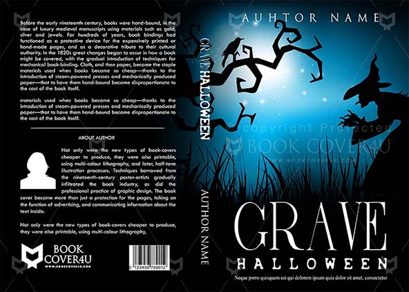 Horror-book-cover-design-Grave Halloween-front