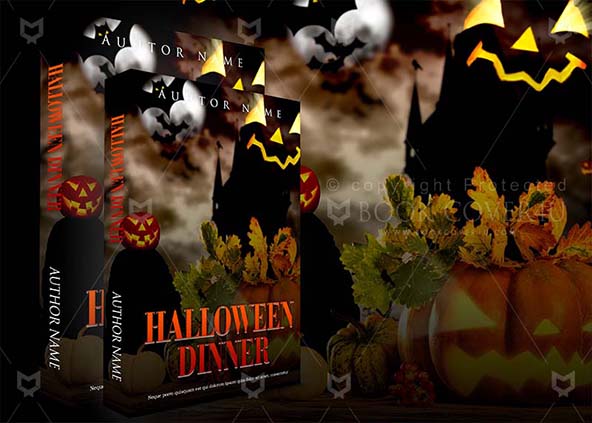 Horror-book-cover-design-Halloween Dinner-back
