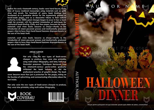 Horror-book-cover-design-Halloween Dinner-front