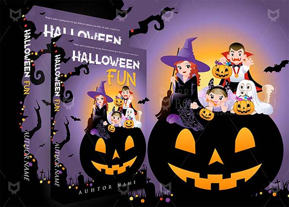 Horror-book-cover-design-Halloween Fun-back
