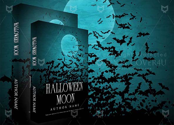 Horror-book-cover-design-Halloween Moon-back