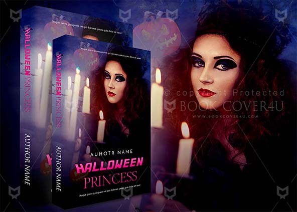Horror-book-cover-design-Halloween Princess-back
