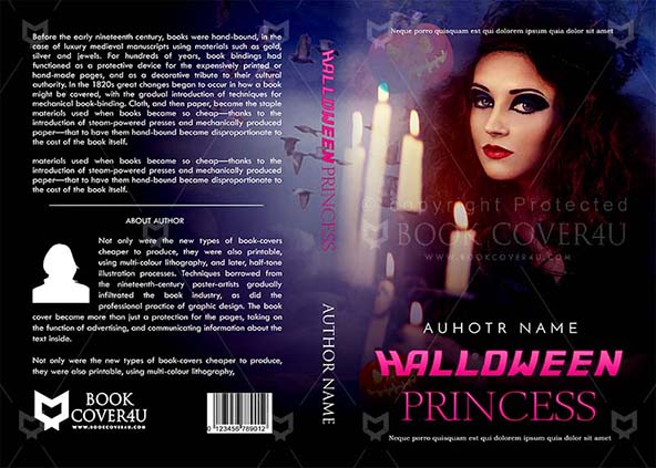 Horror-book-cover-design-Halloween Princess-front