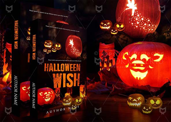 Horror-book-cover-design-Halloween Wish-back