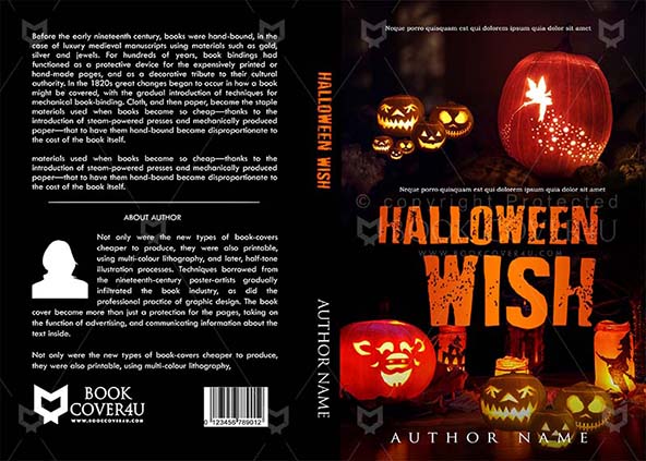 Horror-book-cover-design-Halloween Wish-front