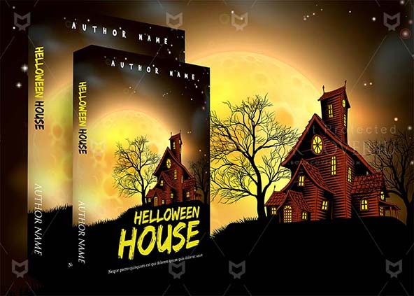Romance-book-cover-design-Halloween House-back