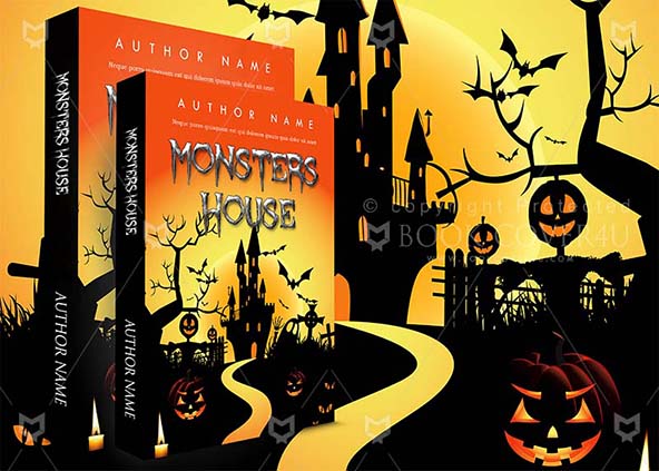 Horror-book-cover-design-Monsters House-back
