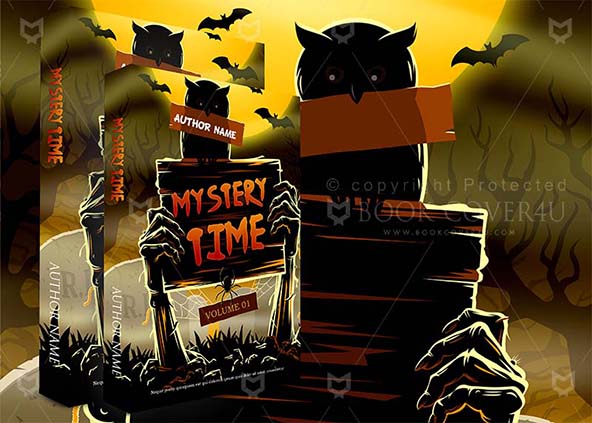 Horror-book-cover-design-Mystery Time-back