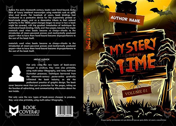 Horror-book-cover-design-Mystery Time-front