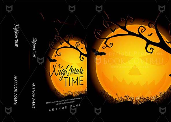 Horror-book-cover-design-Nightmare Time-back