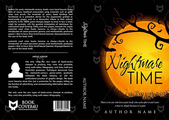 Horror-book-cover-design-Nightmare Time-front