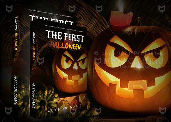 Horror-book-cover-design-The First Halloween-back