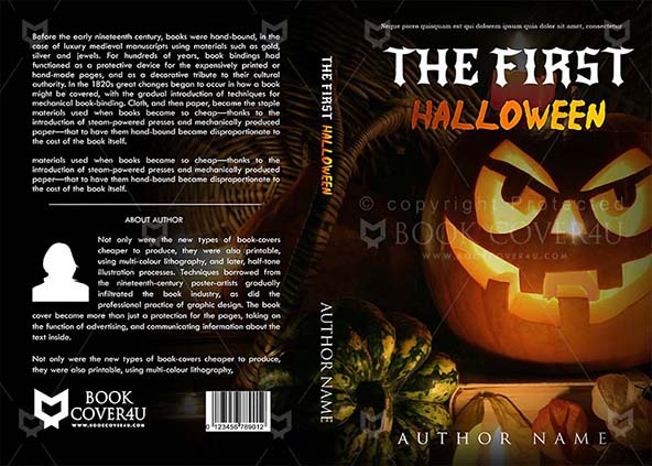 Horror-book-cover-design-The First Halloween-front