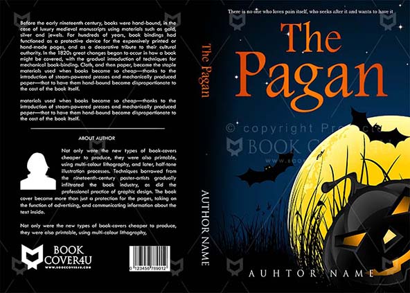 Horror-book-cover-design-The Pagan-front