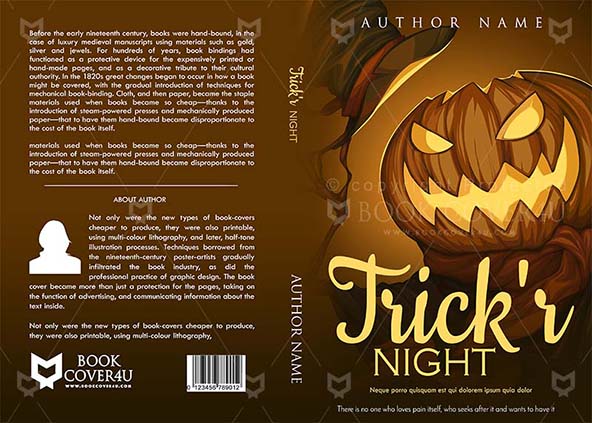 Horror-book-cover-design-Trickr Night-front