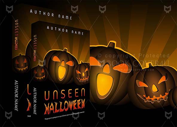 Horror-book-cover-design-Unseen Halloween-back