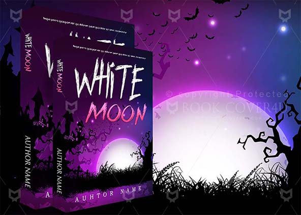 Horror-book-cover-design-White Moon-back
