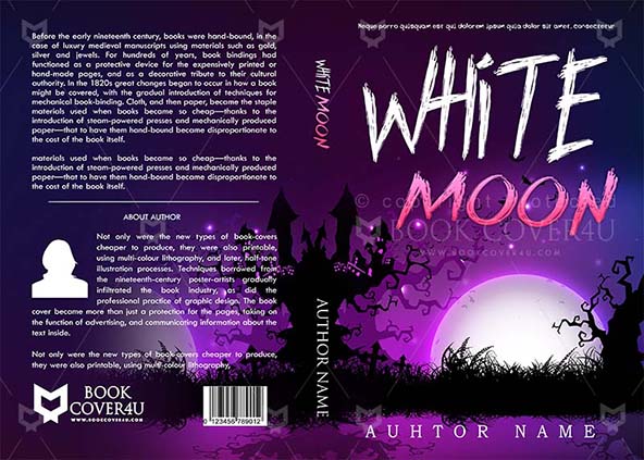 Horror-book-cover-design-White Moon-front