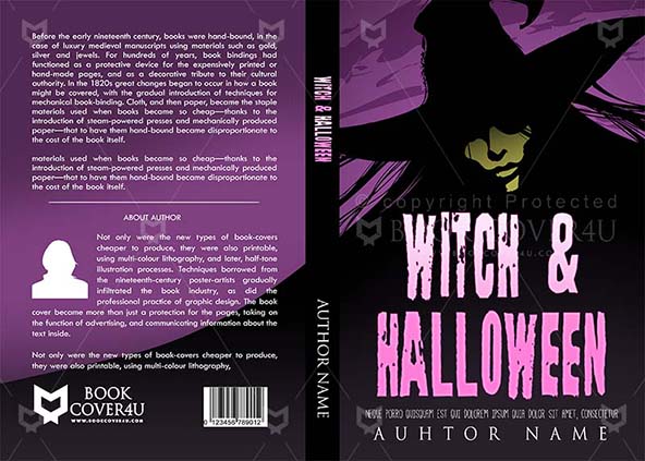 Horror-book-cover-design-Witch & Halloween-front