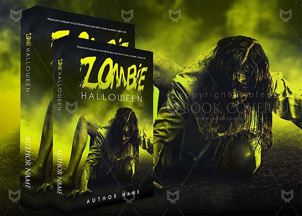Horror-book-cover-design-Zombie Halloween-back
