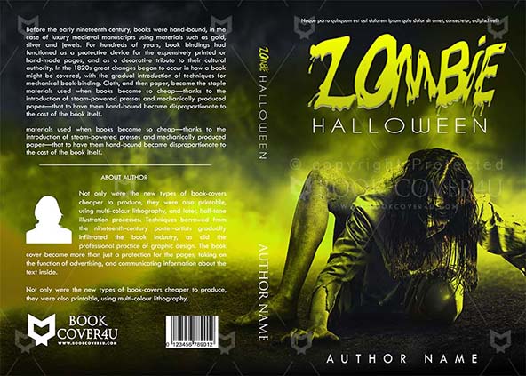 Horror-book-cover-design-Zombie Halloween-front