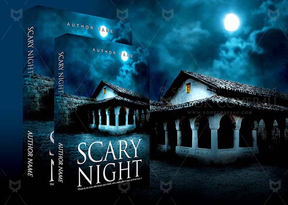 Horror-book-cover-design-Scary Night-back