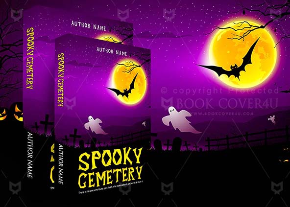 Horror-book-cover-design-Spooky Cemetery-back