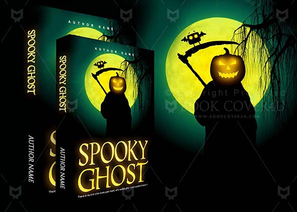Horror-book-cover-design-Spooky Ghost-back