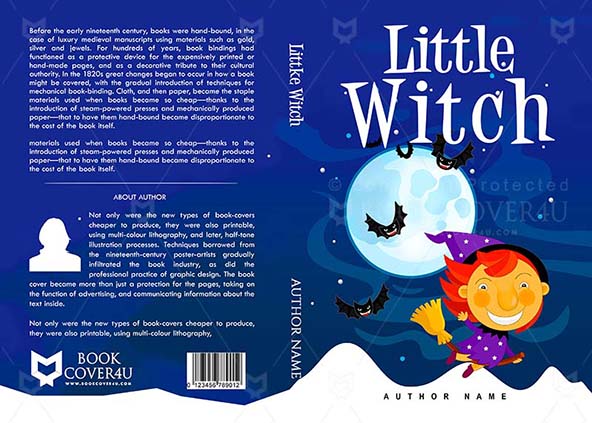 Children-book-cover-design-Little Witch-front