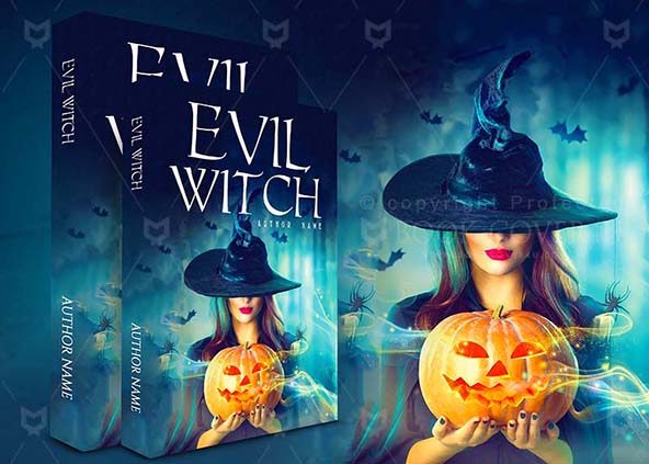 Horror-book-cover-design-Evil Witch-back