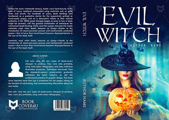 Horror-book-cover-design-Evil Witch-front