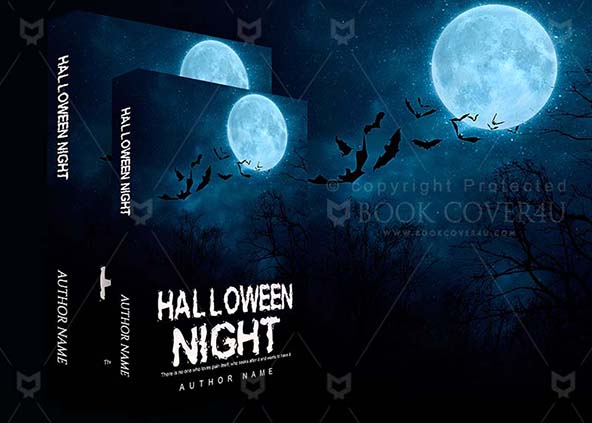 Horror-book-cover-design-Halloween Night-back