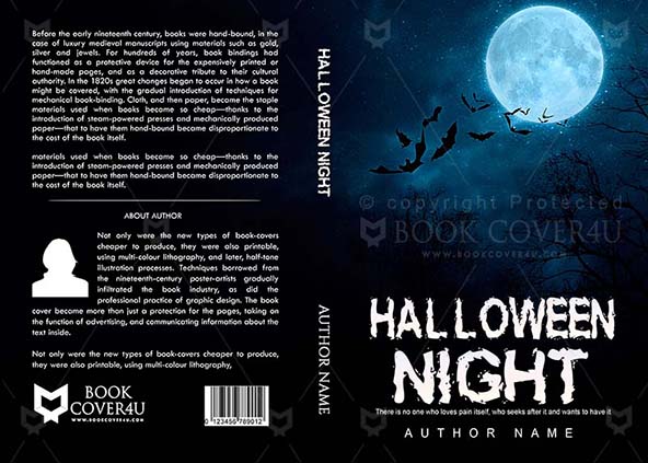Horror-book-cover-design-Halloween Night-front