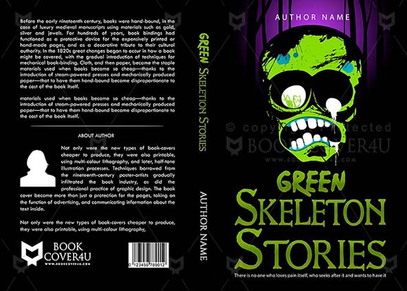 Horror-book-cover-design-Green Skeleton-front