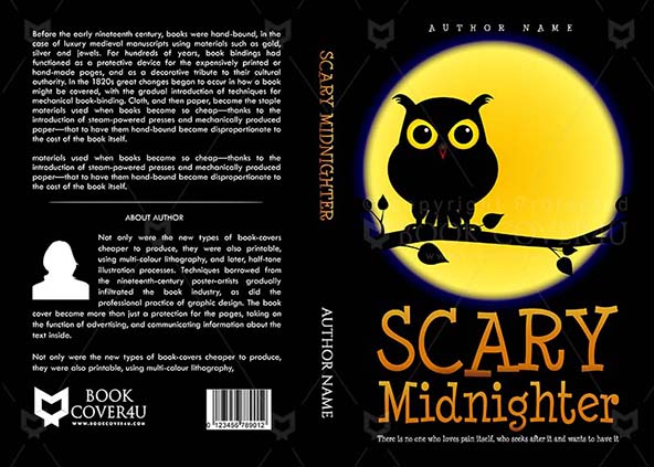 Horror-book-cover-design-Scary Midnighter-front