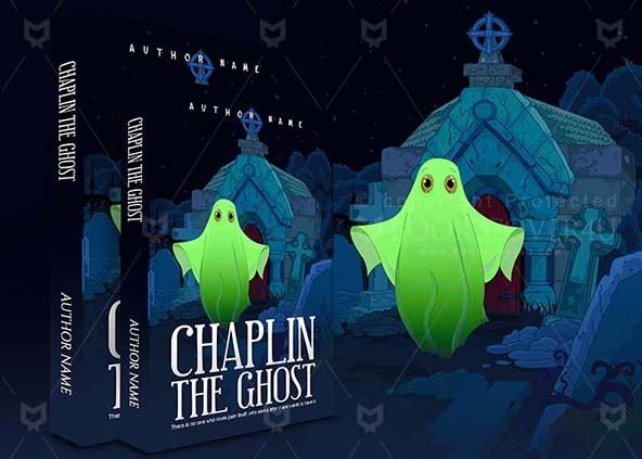 Children-book-cover-design-Chaplin The Ghost-back