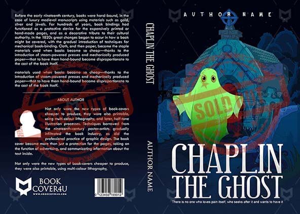 Children-book-cover-design-Chaplin The Ghost-front