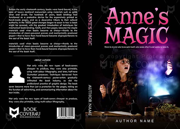 Horror-book-cover-design-Anne,s Magic-front