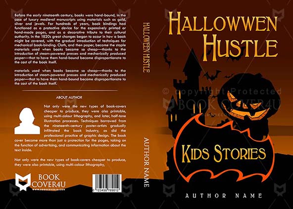 Horror-book-cover-design-Halloween Hustle-front