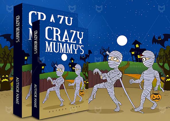 Horror-book-cover-design-Crazy Mummys-back