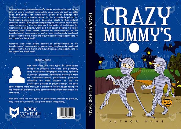 Horror-book-cover-design-Crazy Mummys-front