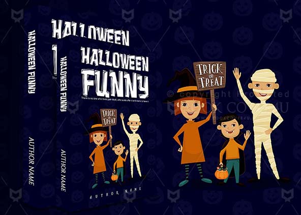 Children-book-cover-design-Halloween Funny-back