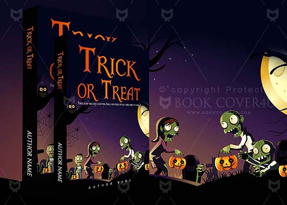 Horror-book-cover-design-Trick Or Treat-back