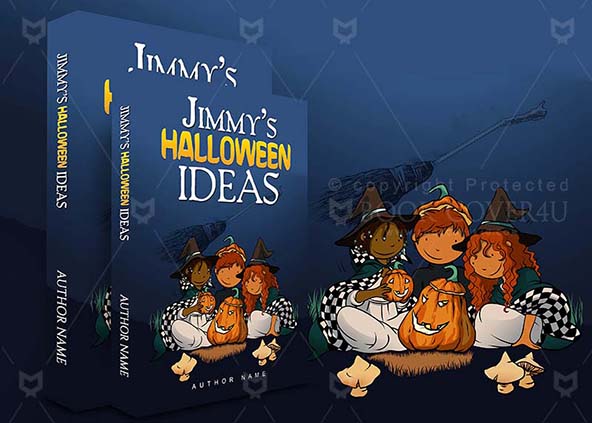 Children-book-cover-design-Jimmys Halloween Ideas-back