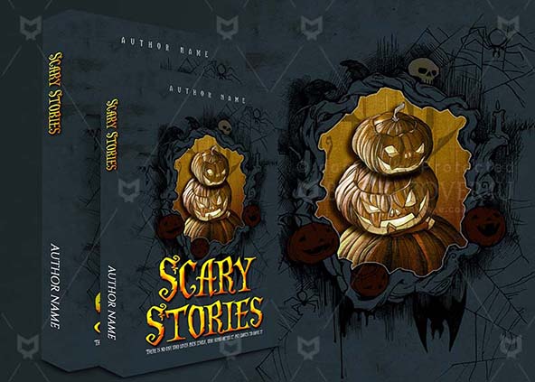 Children-book-cover-design-Scary Stories-back