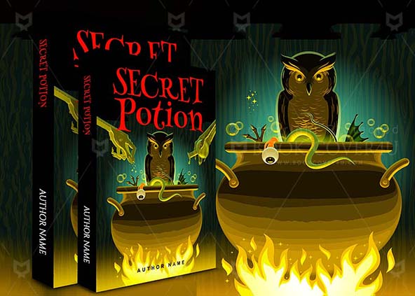 Horror-book-cover-design-Secret Potion-back