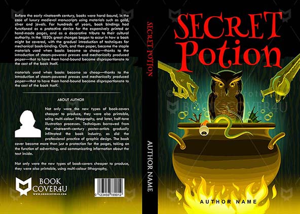 Horror-book-cover-design-Secret Potion-front