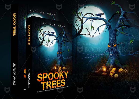 Horror-book-cover-design-Spooky Trees-back