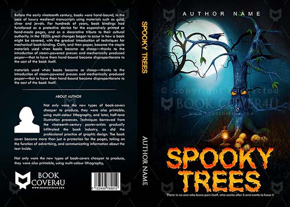 Horror-book-cover-design-Spooky Trees-front